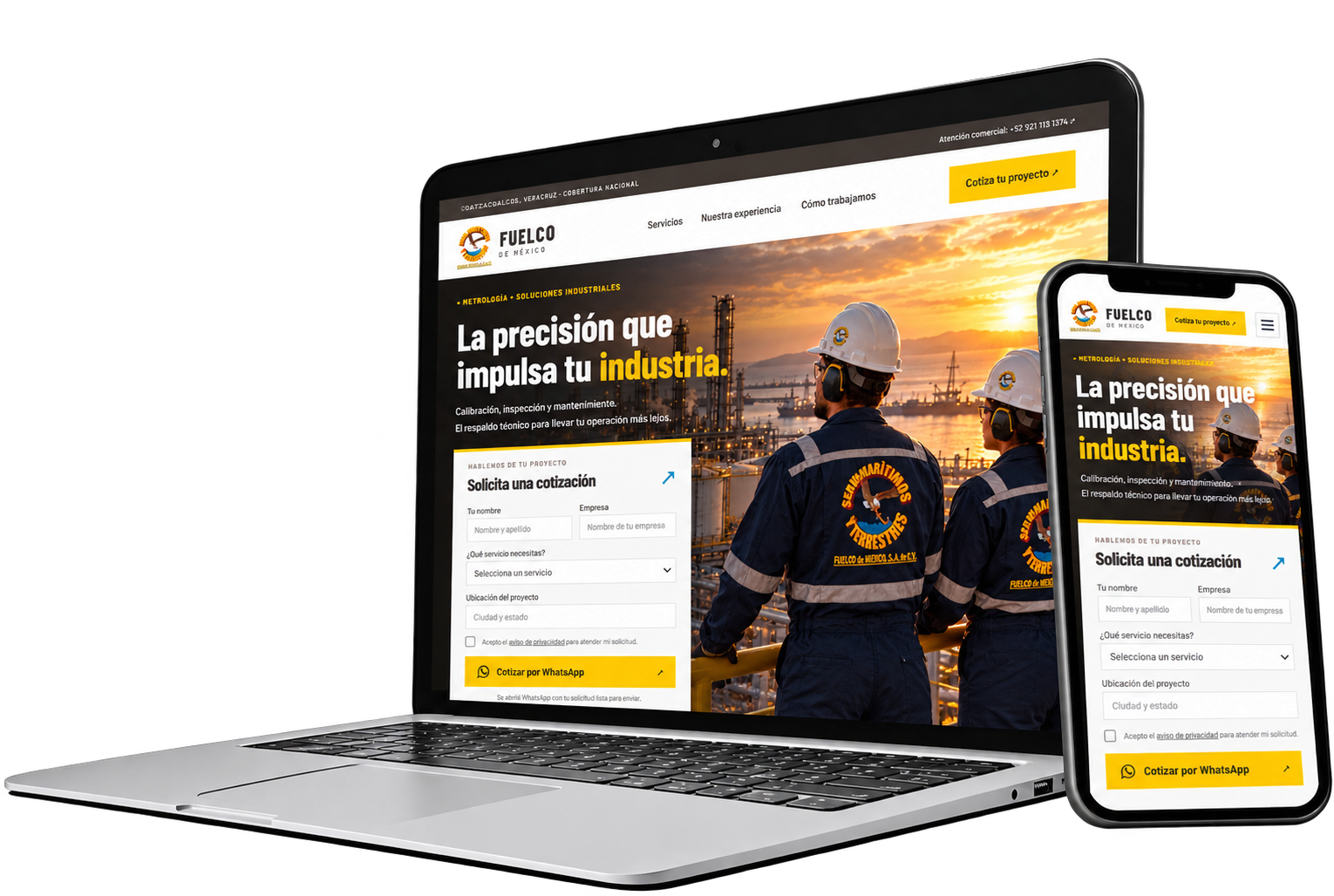 Sitio web de Fuelco de México, S.A. de C.V.
