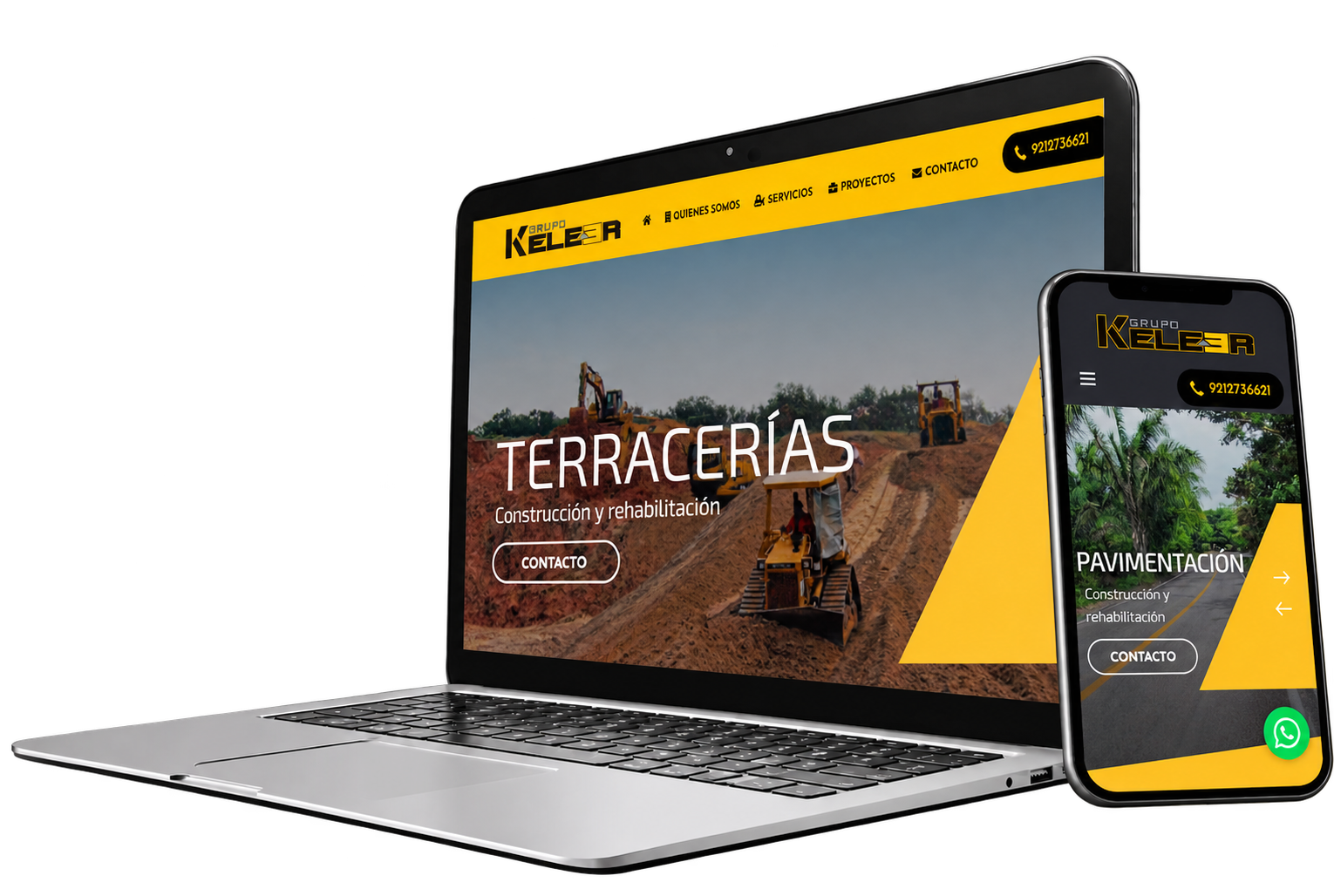 Sitio web de Grupo Keleer, S.A. de C.V.